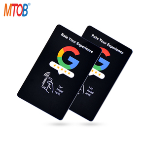 Fabrika fiyat Google İnceleme musluk kartı 13.56MHz Google yorum kartı NFC PVC Google NFC yorum kartı - Product Image 2