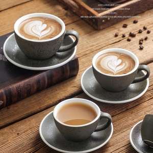 Juego de Tazas y Platos de Cerámica Vintage para <span class=keywords><strong>Espresso</strong></span>, para Oficina, Hogar, Bar, Restaurante - Product Image 3