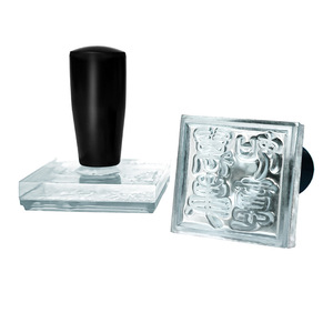 Sáng Tạo Trẻ Em Của Tên Tem Trong Suốt Acrylic Và Nhựa Xà Phòng Tem 3Mm Sâu Tùy Chỉnh Được Làm Bằng Giấy ABS Mực - Product Image 1