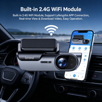 VIEVGUARB VS1136 Grabadora de Video para Coche, Cámara de Salpicadero con Monitor de Estacionamiento, Grabación en Bucle, Visión Nocturna, Sensor G, Control por App, 4K UHD 1080P WiFi GPS