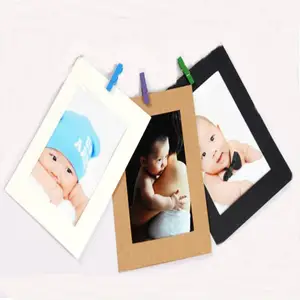 Porte-manteau en gros, type clip, papier photo mural, cadre photo