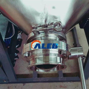 Tambour rotatif de mélangeur de gobelet de double cône de 50kg SUS316L pour le composant de moteur de noyau de produits chimiques de poudre - Product Image 6
