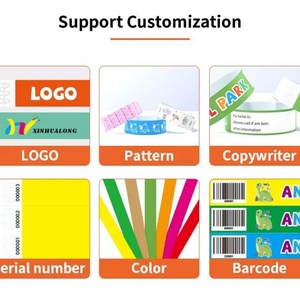 Pulsera Promocional Personalizada de Papel Desechable, Impermeable, con Impresión por Transferencia de Calor, para Eventos, Fiestas y Discotecas - Product Image 4