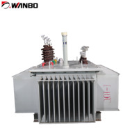 Transformateur de puissance immergé dans l'huile à bobinage multiple en aluminium triphasé 50/60Hz Wanbo-102 630-1000kVA 11kV/22kV 400V/230V