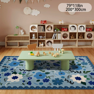 Alfombra de Oración Islámica Pequeña y Suave para el Hogar, Alfombra para Mesa de Centro, Alfombra de Piso, Alfombra de Rompecabezas con Diseño de Dinero en Dólares - Product Image 2