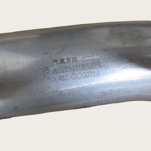 Yuchaiエンジン重機エンジニアリング車両用フランジ付きA610S1-1118550SF2 EGRガス排気管ベローズアセンブリ - Product Image 2