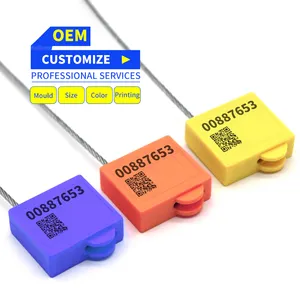 OY-CS109 High Quality Metal Security Seal Cable Wire Seal Steel Tamper Proof Self-locking Cable Seal