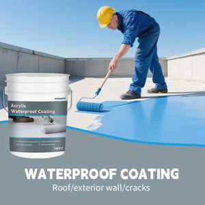 <strong>Waterproof</strong> Eco Friendly Water Based Grey Acrylic Roof Coating Elastomeric Acrylic <strong>Waterproof</strong> Coating for Roof - Product Image 3