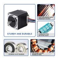 86x86x156+22mm Nema 34 Hybrid Closed Loop Stepper Motor 12nm Kit dengan Encoder dan Driver Hbs86h 2-48V