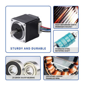 Motore <span class=keywords><strong>Stepper</strong></span> Ibrido <span class=keywords><strong>Nema</strong></span> <span class=keywords><strong>34</strong></span> a Circuito Chiuso 86x86x156+22mm 12Nm con Encoder e Driver HBS86H 2-48V - Product Image 6