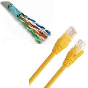 <span class=keywords><strong>Cable</strong></span> Ethernet de Cobre 24AWG 0.5mm Cat5e para Redes Interiores, 8 Conductores UTP PVC 305m, <span class=keywords><strong>Cable</strong></span> de <span class=keywords><strong>Internet</strong></span> para el Hogar - Product Image 1