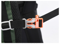 Sac à dos de randonnée imperméable 50L avec housse de pluie, unisexe, pour alpinisme, camping, voyage, en polyester durable, équipement de plein air