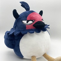 Porte-clés en peluche personnalisable UYEAH OEM/ODM, design sur mesure, oiseau étoilé ou aigle en tissu avec logo personnalisé