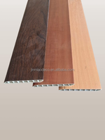 Plinthe en PVC/SPC à effet bois, ligne décorative pour sol, accessoire de sol, lignes décoratives imperméables et durables H100MM
