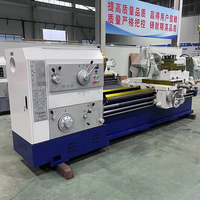 Mesin Bubut CNC Horizontal CW61100 Heavy Duty dengan Swing Besar 1000mm, 380V, Spindle Taper M6 untuk Pembubutan Logam