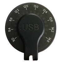 Version améliorée du chargeur de voiture 12V 3.0 à double port USB, charge rapide avec interrupteur, chargeur double USB
