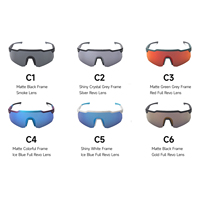 Lunettes de Soleil de Sport Haute Qualité Personnalisées TR90 à Monture Blanche UV400 pour Course, Cyclisme, Escalade et VTT en Gros