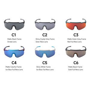 Occhiali da Sole Sportivi TR90 di Alta Qualità Personalizzati all'Ingrosso con Montatura Bianca UV400 per Corsa, Ciclismo, Arrampicata e Mountain Bike - Product Image 5