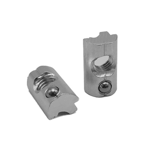 Nhôm hồ sơ mùa xuân bóng năng lượng mặt trời SS304 thép không gỉ đánh bóng Nhà cung cấp giá t-nut Tên khe cắm t Nut M8 - Product Image 5