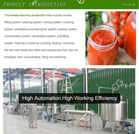 Machine de traitement concentré pour la Production de pâte de tomate et de comande, pour la fabrication de tomates en étain
