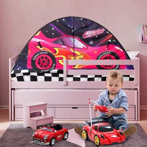Tente de jeu pliable portable 1 personne en polyester pour enfants, avec logo personnalisé, pour voiture de course, intérieur/extérieur, facile à monter - Product Image 3