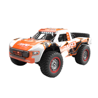 JJRC Q130A 50KM/H Monster Truck RC haute vitesse 4 roues motrices, télécommande 4 canaux, portée de 120m, utilisation intérieure-extérieure, câble USB, pour adultes et enfants