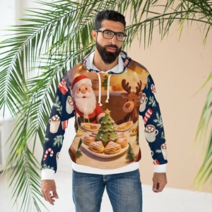 Sweat-shirts <span class=keywords><strong>de</strong></span> Noël amusants avec imprimé Père Noël, impression numérique 3D, sweat-shirts personnalisés brodés, sweat-shirt décontracté - Product Image 2