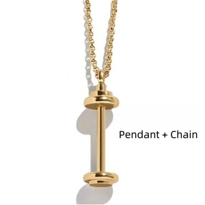 Colgante de Cobre Chapado en Oro con Cuentas <span class=keywords><strong>y</strong></span> Letras Iniciales A-Z de las Doce Constelaciones, Diseño Trébol, Personalizado <span class=keywords><strong>y</strong></span> Moderno para Mujer - Product Image 6