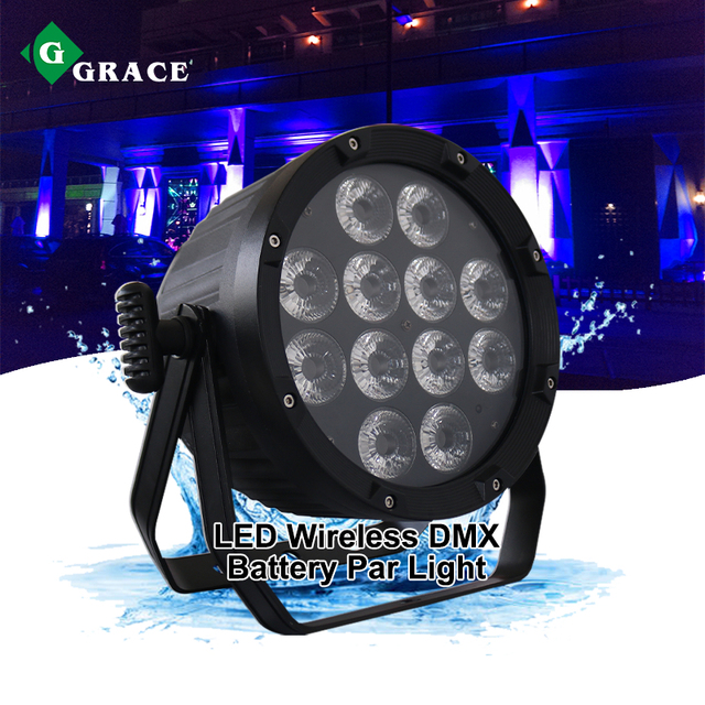 Igreslite 12*18W Innov Wireless DMX Battery IP65 Touch Aluminum Housing Par Light Stage Effect Lightings