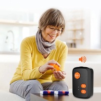 Botón de Pánico SOS Portátil con Detección de Caídas y GPS en Vivo para Pacientes y Adultos Mayores, con Tarjeta SIM Personal 4G para Llamadas de Emergencia