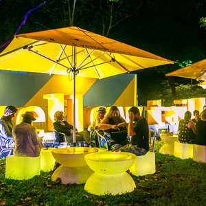 Đồ Nội Thất Ngoài Trời Ghế Hình Khối <span class=keywords><strong>Led</strong></span> Bàn Thay Đổi 16 Màu Cho Tiệc Sự Kiện Tiệc Cưới Đồ Nội Thất <span class=keywords><strong>Led</strong></span> Sân Vườn Ghế Dài - Product Image 3