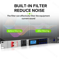 RAYHAYES RS-T22 Minuteur Métallique 10 Canaux avec Alimentation USB pour Équipement Audio Égaliseur Mixeur Amplificateur
