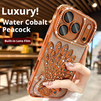 Étui de luxe scintillant effet diamant pour iPhone 17 16 Pro Max avec protection d'objectif, coque fine antichoc ornée de strass étincelants