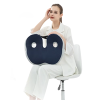 Coussin de siège orthopédique respirant en mousse à mémoire de forme en U, housse amovible et lavable, soulagement de la douleur au coccyx, certifié OEKO-TEX, pour le bureau