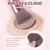 MAANGE Nouvelle Arrivée Luxe Ensemble de 16 Pinceaux Double-embout Professionnels pour Ombre à Paupières, Poudre Libre, Fond de Teint et Maquillage Liquide