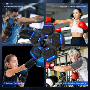 Equipo de boxeo de música inteligente mejorado, equipo de perforación de entrenamiento, máquina de boxeo de música montada en la pared electrónica LED para el hogar - Product Image 3