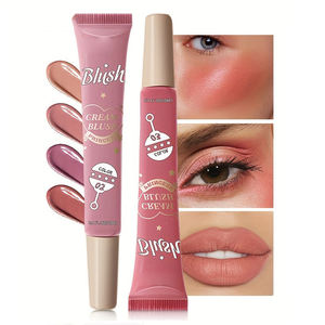 Liquido di seta Blush crema Blush opaco Blush liquido contorno ombretto labbra guancia tinta occhi trucco 12ml 4 colori - Product Image 1