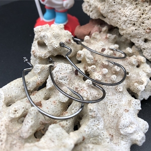 Top Right FH602 1/0-7/0 Lưỡi Câu Giun Mềm Sắc Nét Rộng Lưỡi Câu Bù Đắp Cho Mồi Câu Cá Mềm Lưỡi Câu Có Gai - Product Image 6