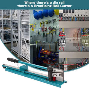 כלי חותך מעקה מתכת אלומיניום תעשייתי עם סגסוגת מדידה דו-כיוצב Din עבור מסילות אלומיניום ברזל 35 מ "מ מסילות אלומיניום - Product Image 6