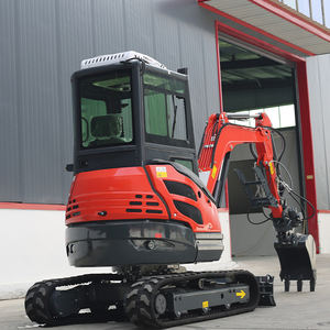 Nuova tendenza Micro Mini pista escavatore 1 Ton con motore diesel cabina Mini escavatore per la vendita - Product Image 6