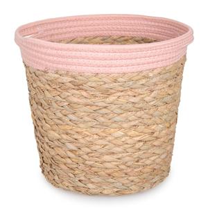 <span class=keywords><strong>Cesta</strong></span> de Almacenamiento Decorativa Nórdica Ecológica Tejida con Cuerda de Algodón, Jacinto de Agua Natural, Esparto y Hierba Marina de Colores - Product Image 1