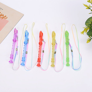 Mini <span class=keywords><strong>flauta</strong></span> de color lista para el fabricante, equipo de música para niños, suministro de juguetes de plástico para puesto callejero - Product Image 1