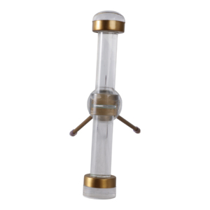 Scultura decorativa a forma di telescopio in acrilico e metallo per soggiorno, ufficio, mensola o tavolino da caffè - Product Image 6