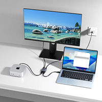 Conmutador USB-C Bidireccional 2 en 1, Salida de Video 8K, Transferencia de Datos de 10 Gbps, Carga Rápida PD de 100 W, Selector de 2 Puertos Tipo C