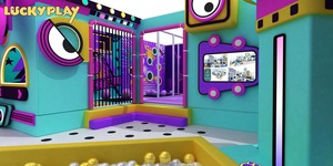 Luckyplay - Offre Spéciale : Ensemble d'équipements de jeu souple commerciaux personnalisés, toboggan intérieur, aire de <span class=keywords><strong>jeux</strong></span>, piscine à balles pour enfants - Product Image 5