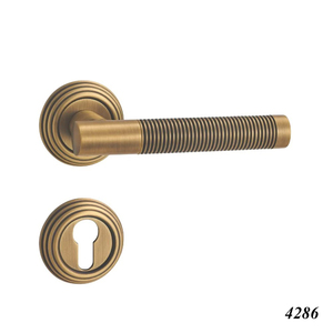Poignée de <span class=keywords><strong>porte</strong></span> intérieure en laiton noir PVD au design moderne, ensemble de serrures de luxe pour maison, appartement, chambre à coucher, <span class=keywords><strong>serrure</strong></span> mécanique de confidentialité - Product Image 4