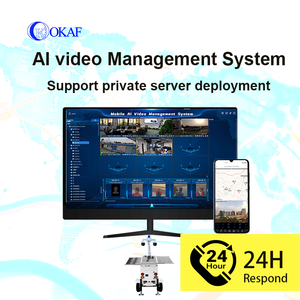 Torre Mobile CCTV Solare Okaf da 3 a 9m, Sistema di Monitoraggio Esterno con Visione Notturna, Risoluzione HD <span class=keywords><strong>1080p</strong></span>, Telecamera con Rete 4G - Product Image 5