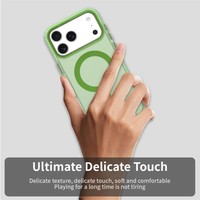Coque de protection hybride magnétique en TPU et PC pour iPhone 17 Series – Étui transparent antichoc pour téléphone portable – Accessoires en gros