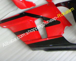 สำหรับฮอนด้า CBR400RR NC29 <span class=keywords><strong>CBR400</strong></span> RR 400RR <span class=keywords><strong>1990</strong></span> 1991 1992 1993 1994 1995 1996 1997 1998สีแดงสีดำ ABS รถจักรยานยนต์ Fairing - Product Image 2