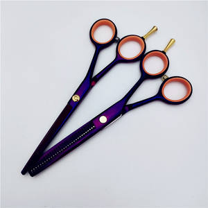 กรรไกรตัดผม Hu7 ขนาด 6.0 นิ้ว กรรไกรซอยผม สแตนเลส หัวตรง ชุบโครเมียม สำหรับใช้ในงานเสริมสวย - Product Image 3